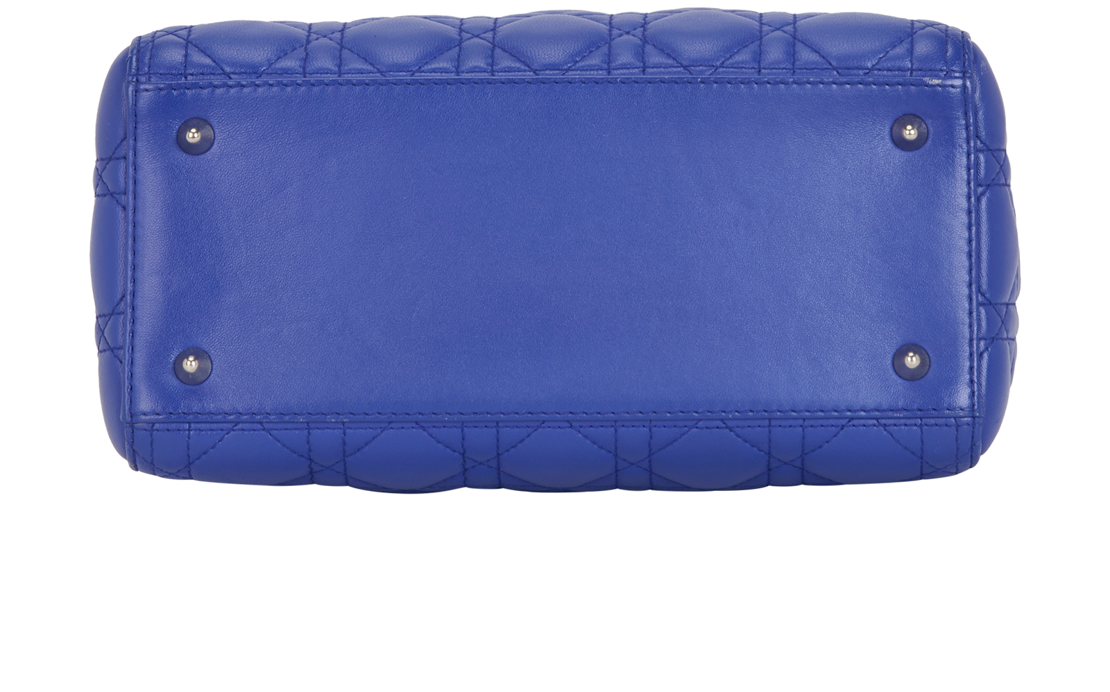 Medium Lady Dior, &pound;1,600, Handbags, Blue, Leather, Top view